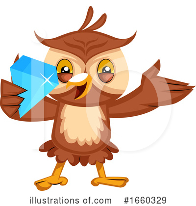 Royalty-Free (RF) Owl Clipart Illustration by Morphart Creations - Stock Sample #1660329