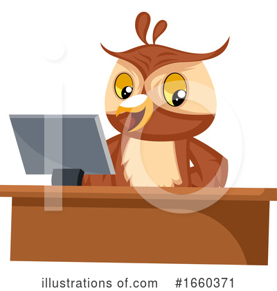 Royalty-Free (RF) Owl Clipart Illustration by Morphart Creations - Stock Sample #1660371