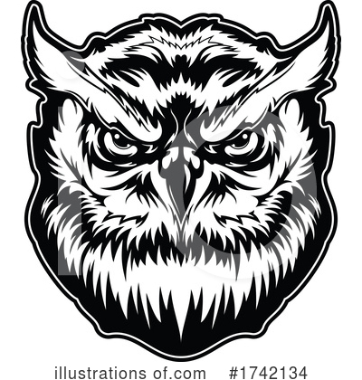 Owl Clipart #1742134 by Vector Tradition SM