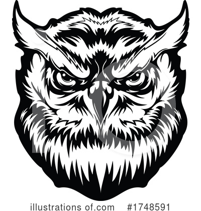 Owl Clipart #1748591 by Vector Tradition SM