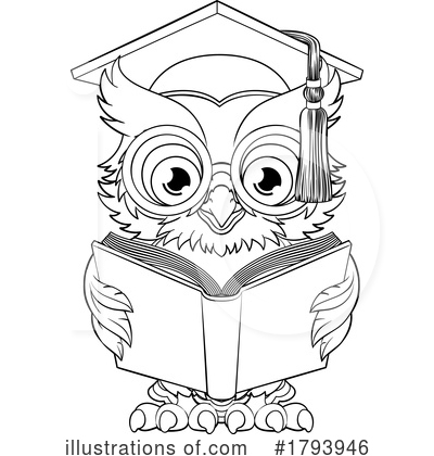 Royalty-Free (RF) Owl Clipart Illustration by AtStockIllustration - Stock Sample #1793946