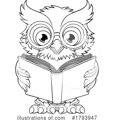 Owl Clipart #1793947 by AtStockIllustration