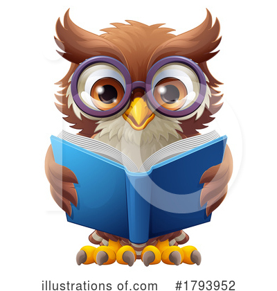 Royalty-Free (RF) Owl Clipart Illustration by AtStockIllustration - Stock Sample #1793952