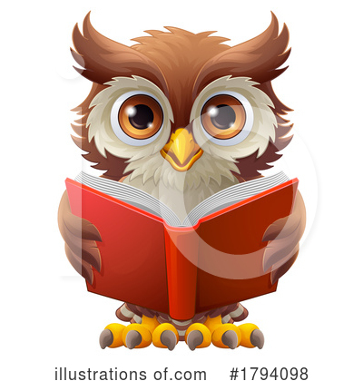 Royalty-Free (RF) Owl Clipart Illustration by AtStockIllustration - Stock Sample #1794098
