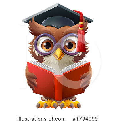 Royalty-Free (RF) Owl Clipart Illustration by AtStockIllustration - Stock Sample #1794099