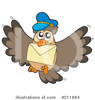 Royalty-Free (RF) Owl Clipart Illustration by visekart - Stock Sample #211684