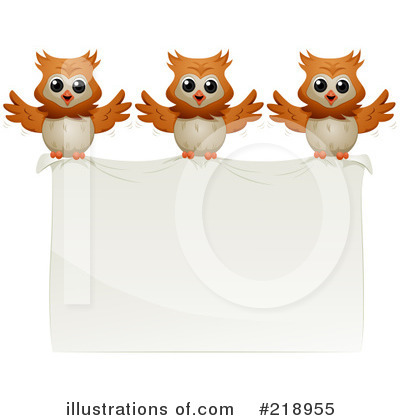 Royalty-Free (RF) Owl Clipart Illustration by BNP Design Studio - Stock Sample #218955