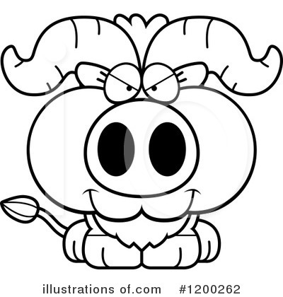 Royalty-Free (RF) Ox Clipart Illustration by Cory Thoman - Stock Sample #1200262