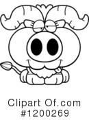 Ox Clipart #1200269 by Cory Thoman