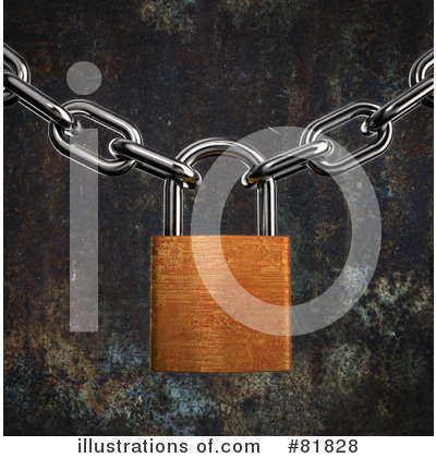 Royalty-Free (RF) Padlock Clipart Illustration by Mopic - Stock Sample #81828