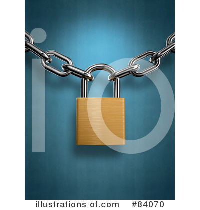 Royalty-Free (RF) Padlock Clipart Illustration by Mopic - Stock Sample #84070