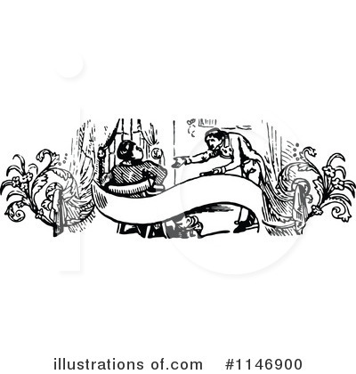 Royalty-Free (RF) Page Border Clipart Illustration by Prawny Vintage - Stock Sample #1146900