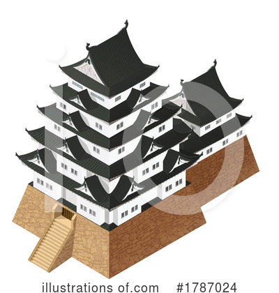 Royalty-Free (RF) Pagoda Clipart Illustration by Vector Tradition SM - Stock Sample #1787024