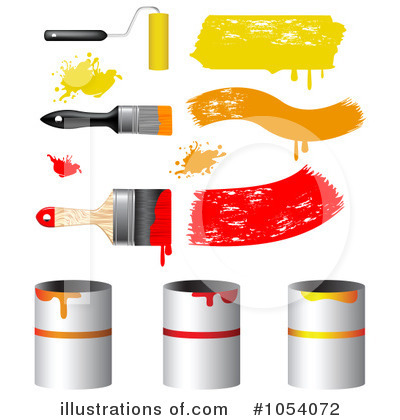 Paintbrush Clipart #1054072 by vectorace