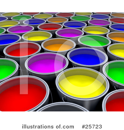 Royalty-Free (RF) Paint Clipart Illustration by KJ Pargeter - Stock Sample #25723