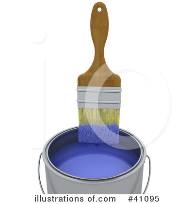 Royalty-Free (RF) Paint Clipart Illustration by KJ Pargeter - Stock Sample #41095