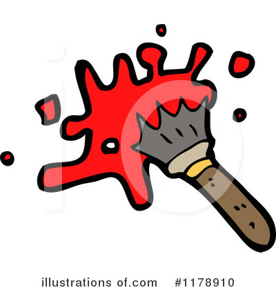 Royalty-Free (RF) Paintbrush Clipart Illustration by lineartestpilot - Stock Sample #1178910