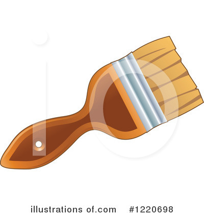 Royalty-Free (RF) Paintbrush Clipart Illustration by cidepix - Stock Sample #1220698