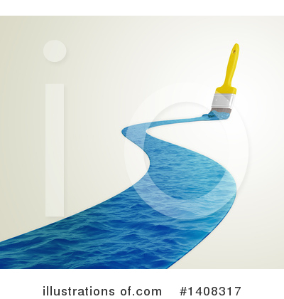 Royalty-Free (RF) Paintbrush Clipart Illustration by Mopic - Stock Sample #1408317