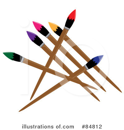 Paintbrush Clipart #84812 by Pams Clipart