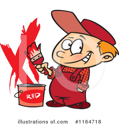 Royalty-Free (RF) Painter Clipart Illustration by toonaday - Stock Sample #1164718