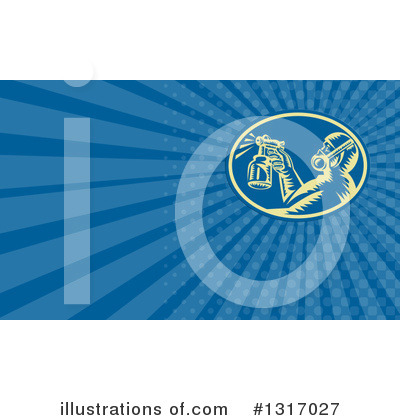 Royalty-Free (RF) Painter Clipart Illustration by patrimonio - Stock Sample #1317027