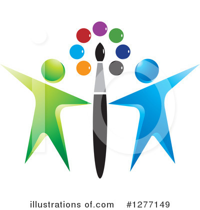 Royalty-Free (RF) Painting Clipart Illustration by Lal Perera - Stock Sample #1277149