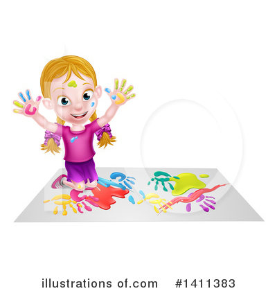 Royalty-Free (RF) Painting Clipart Illustration by AtStockIllustration - Stock Sample #1411383