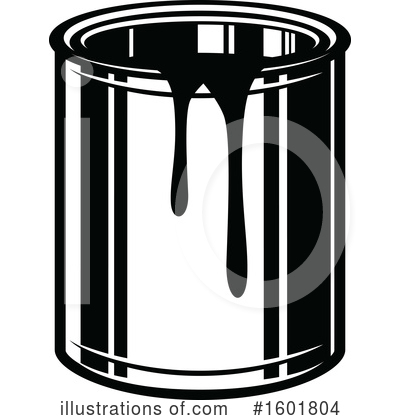 Paint Can Clipart #1601804 by Vector Tradition SM