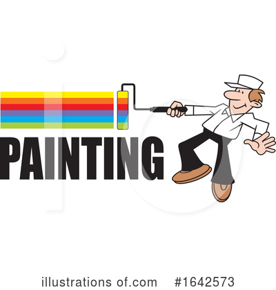 Painter Clipart #1642573 by Johnny Sajem