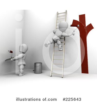 Royalty-Free (RF) Painting Clipart Illustration by KJ Pargeter - Stock Sample #225643