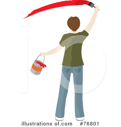 Royalty-Free (RF) Painting Clipart Illustration by Rosie Piter - Stock Sample #76801