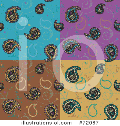 Royalty-Free (RF) Paisley Clipart Illustration by inkgraphics - Stock Sample #72087