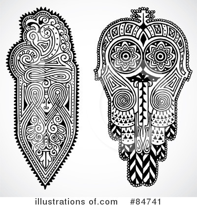 Royalty-Free (RF) Paisley Clipart Illustration by BestVector - Stock Sample #84741