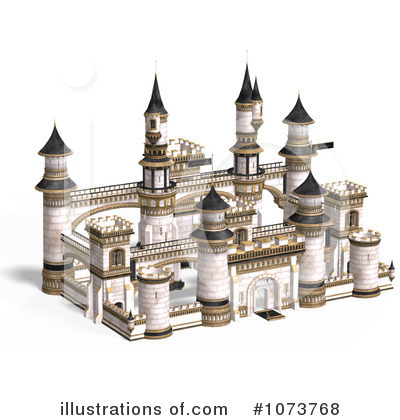 Palace Clipart #1073768 - Illustration by Ralf61