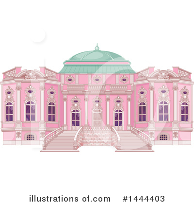 Royalty-Free (RF) Palace Clipart Illustration by Pushkin - Stock Sample #1444403