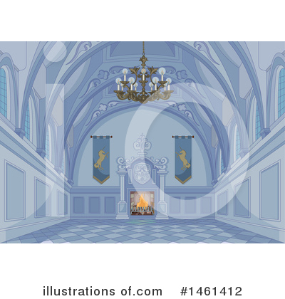 Royalty-Free (RF) Palace Clipart Illustration by Pushkin - Stock Sample #1461412