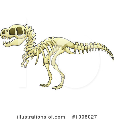 Royalty-Free (RF) Paleontology Clipart Illustration by visekart - Stock Sample #1098027