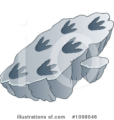 Royalty-Free (RF) Paleontology Clipart Illustration by visekart - Stock Sample #1098046