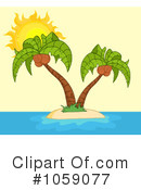 Palm Tree Clipart #1059077 by Hit Toon