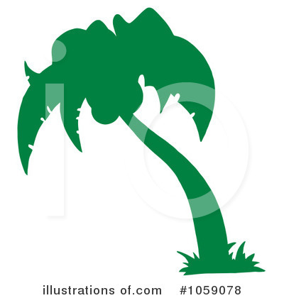 Royalty-Free (RF) Palm Tree Clipart Illustration by Hit Toon - Stock Sample #1059078