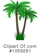 Palm Tree Clipart #1059261 by KJ Pargeter