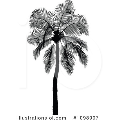 Royalty-Free (RF) Palm Tree Clipart Illustration by dero - Stock Sample #1098997