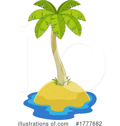 Royalty-Free (RF) Palm Tree Clipart Illustration by Hit Toon - Stock Sample #1777682