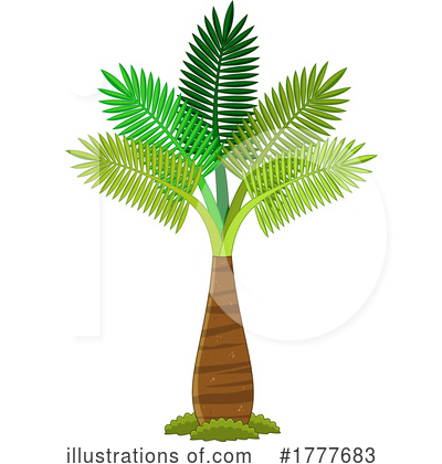 Palm Trees Clipart #1777683 by Hit Toon