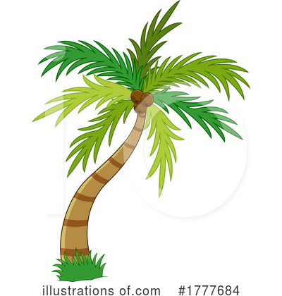 Royalty-Free (RF) Palm Tree Clipart Illustration by Hit Toon - Stock Sample #1777684