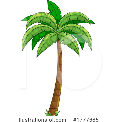 Palm Trees Clipart #1777685 by Hit Toon