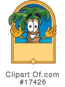 Palm Tree Mascot Clipart #17426 by Mascot Junction