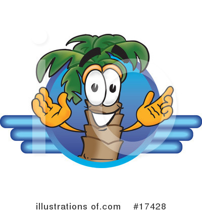 Palm Tree Mascot Clipart #17428 by Toons4Biz