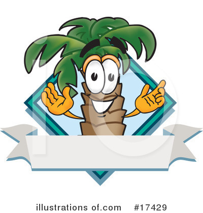 Palm Tree Mascot Clipart #17429 by Toons4Biz